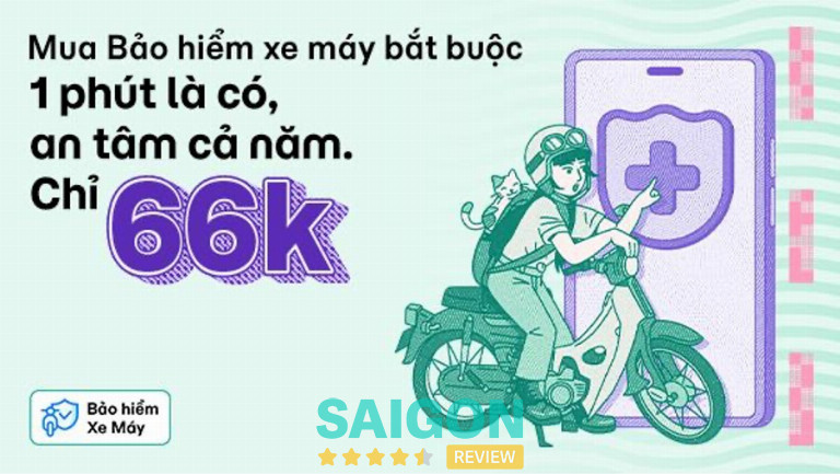 sở hữu bảo hiểm xe máy qua momo