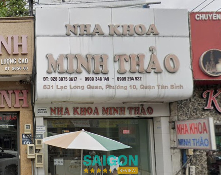 Nha khoa Minh Thảo: 631 Lạc Long Quân, P. Bảy Hiền