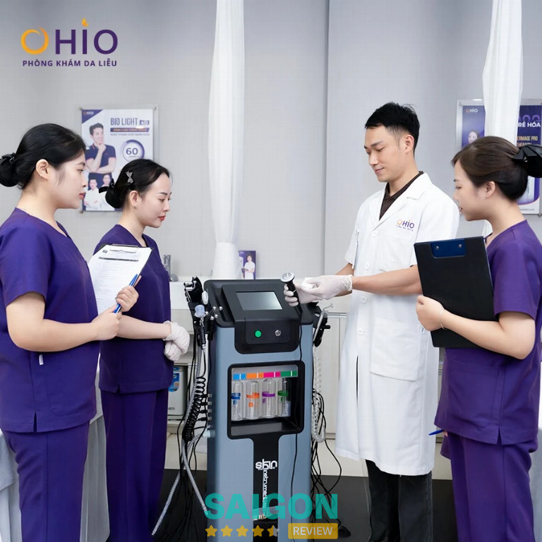 Phòng khám da liễu OHIO: 138A Nguyễn Đình Chiểu, P. Xuân Hòa